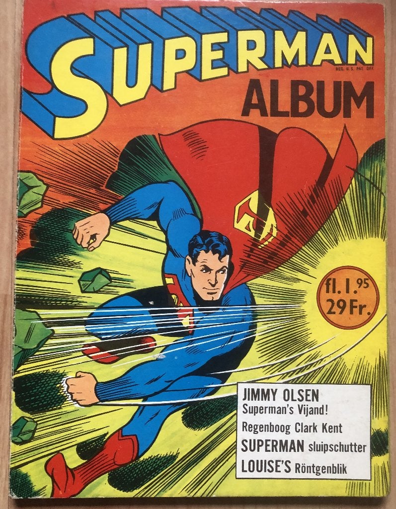 SUPERMAN - SUPERMAN ALBUM NO. 3 - 1967 - NAAM OP DE, Eén stripboek, Ophalen of Verzenden, Zo goed als nieuw