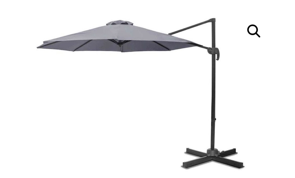 Parasols 3 meter met bijpassende voeten in diverse kleuren, Ophalen of Verzenden, Nieuw, 2 tot 3 meter, Zweefparasol