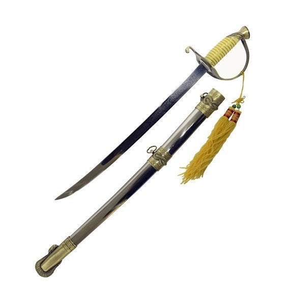 Sabel Marine Ceremoniëel 58,5 cm, Verzamelen, Verzenden, Marine, Nederland, Zwaard of Sabel