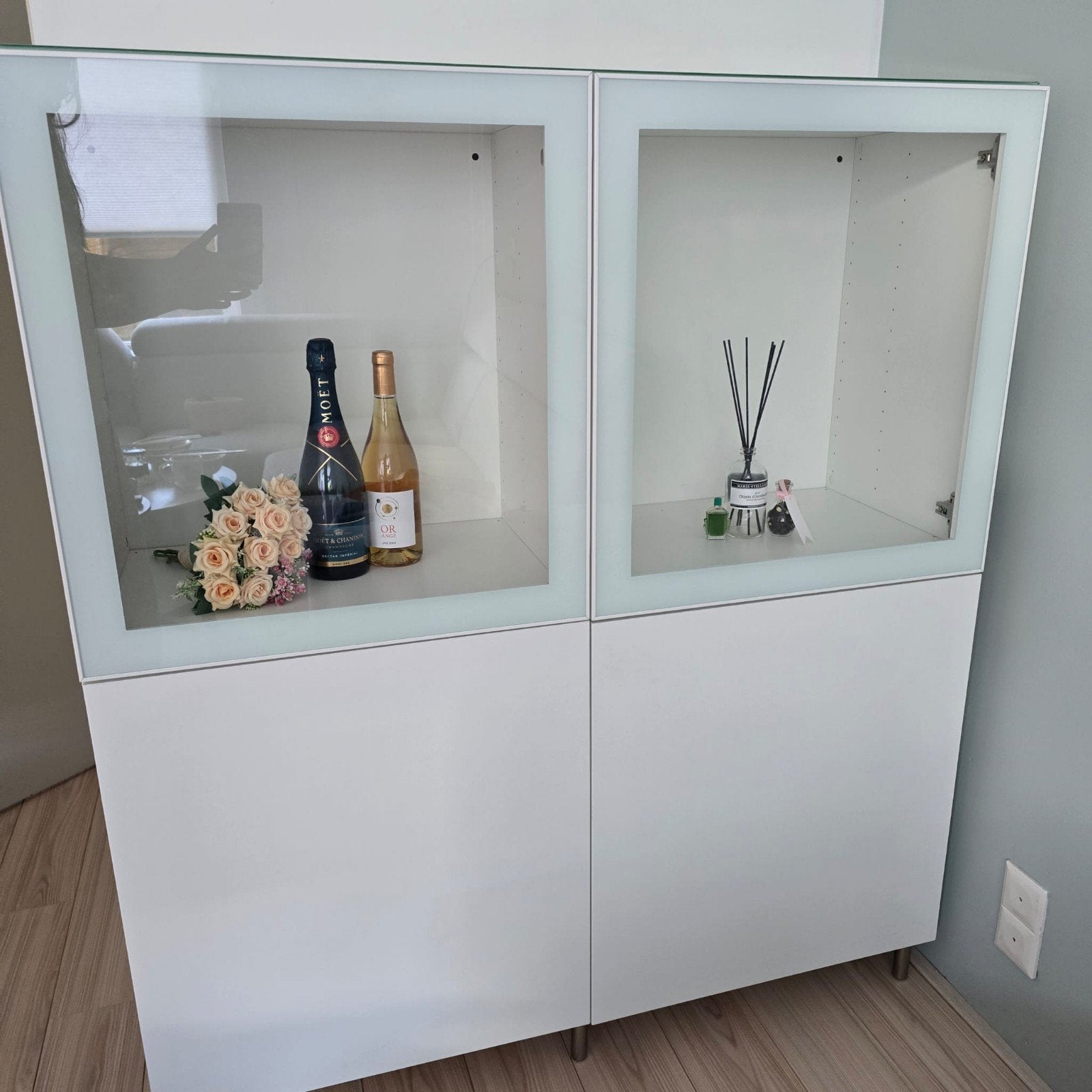 4x Ikea BESTA kast met paneel, zo goed als nieuw, Ophalen, 100 tot 150 cm, 100 tot 150 cm, Zo goed als nieuw