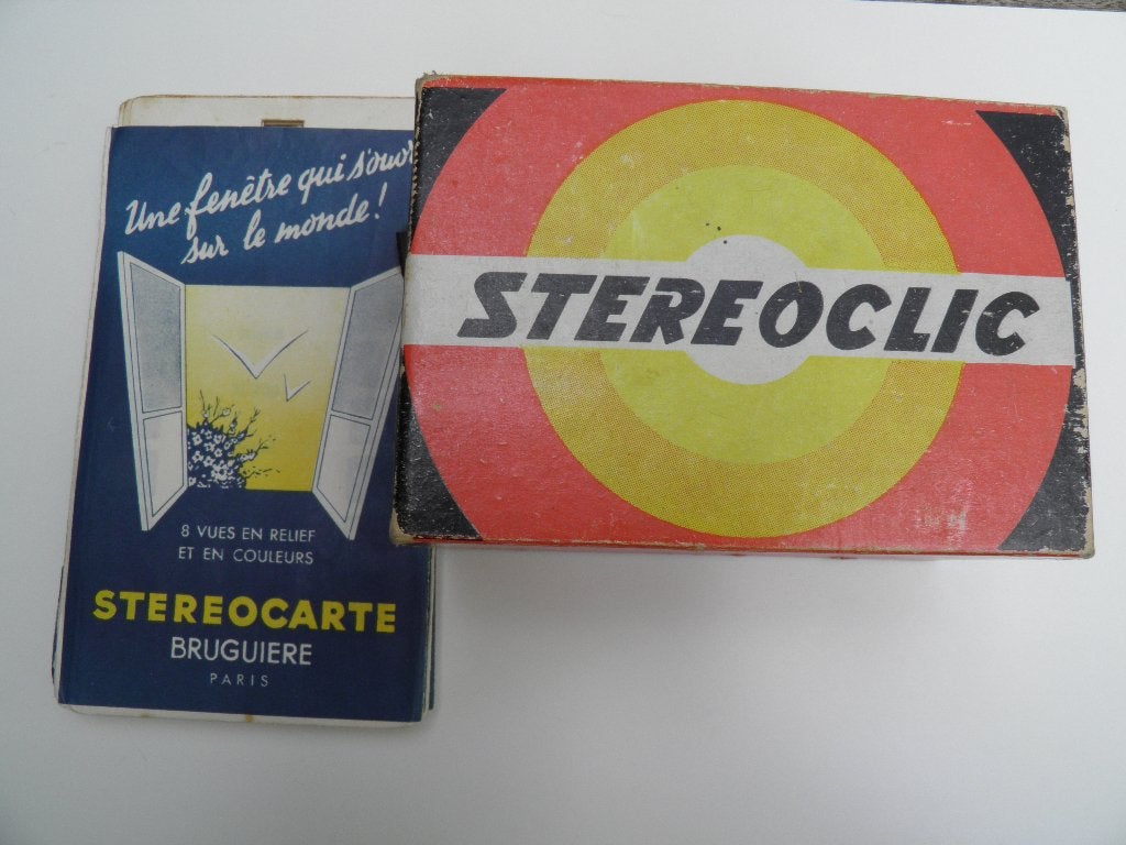 viewmaster stereoclic bruguiere plus 10 stereofilms, Ophalen of Verzenden