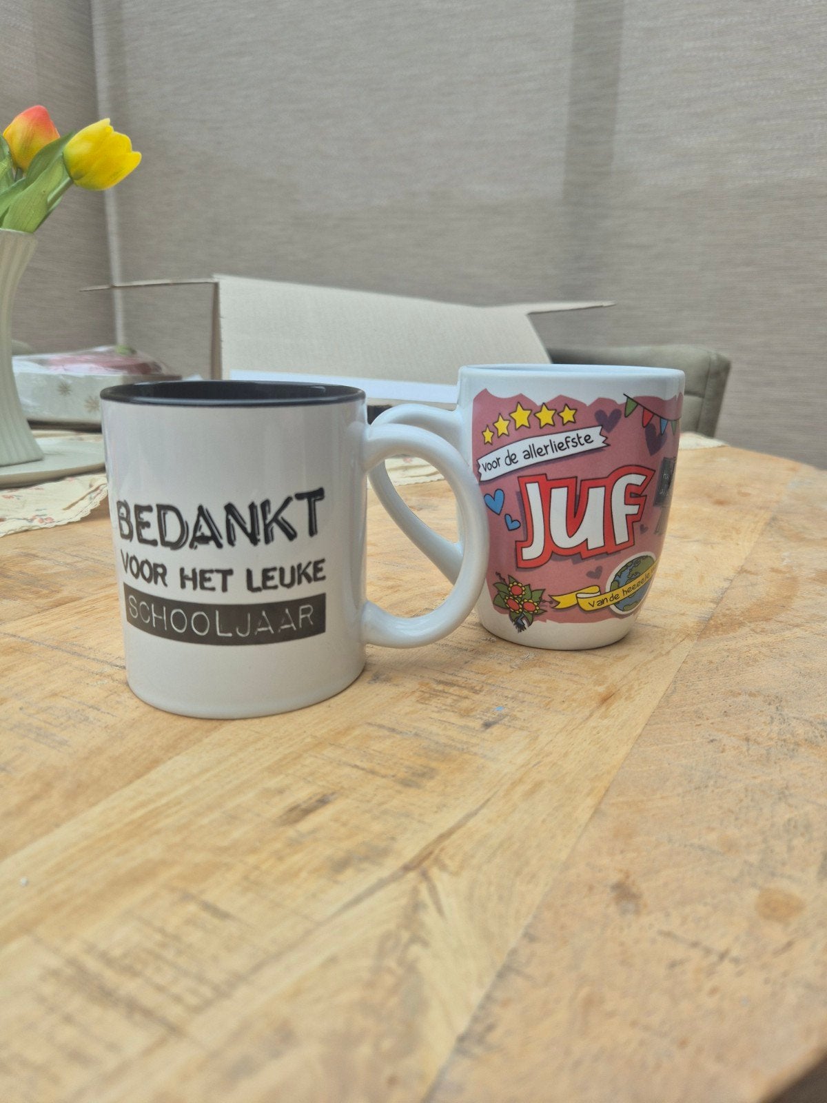 Thee koffie mok juf/meester, Ophalen of Verzenden