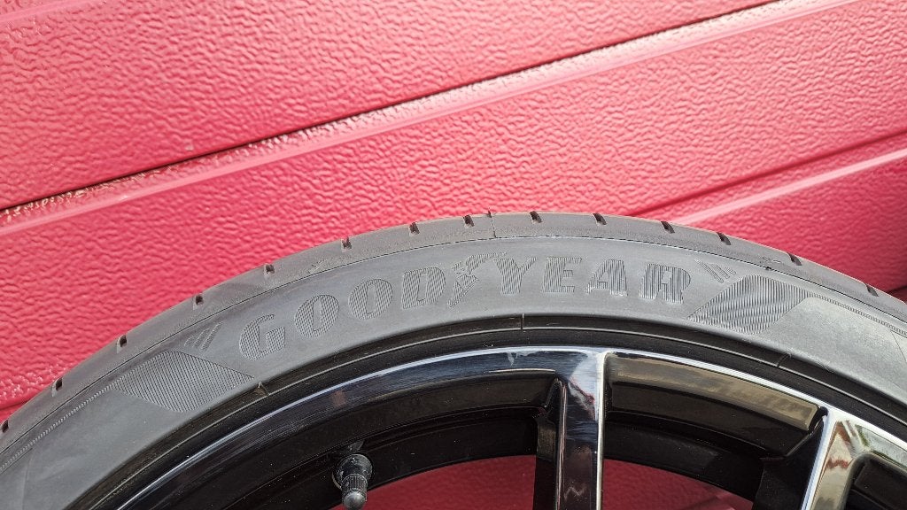 Pretoria look velgenset 18 inch zwart VW golf GTI /R/GTD, Ophalen, 18 inch, Sentury, Goodyear