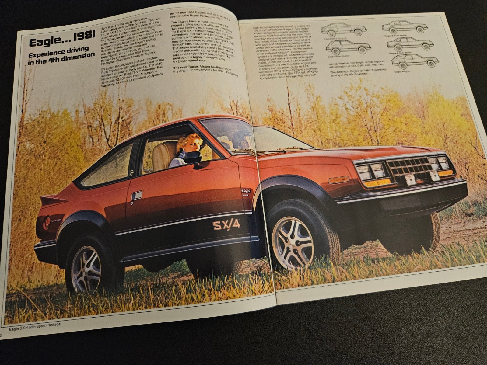 Brochure American Motors Eagle 1981 USA, Ophalen of Verzenden, Zo goed als nieuw, Overige merken