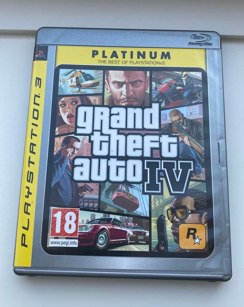 Grand Theft Auto IV (GTA 4) Platinum PS3, Spelcomputers en Games, Games | Sony PlayStation 3, Avontuur en Actie, Online, Gebruikt