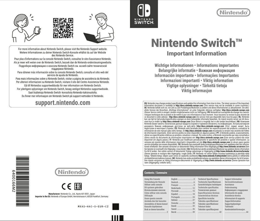 GEZOCHT: Handleiding Nintendo Switch, Spelcomputers en Games, Spelcomputers | Nintendo Switch, Ophalen of Verzenden, Met 1 controller