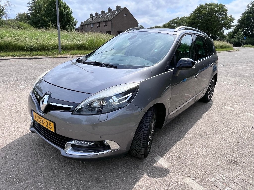 Renault Grand Scenic 1.2 TCE 97KW 7P 2015 Grijs, Auto's, Voorwielaandrijving, Euro 5, Adaptive Cruise Control, 4 cilinders