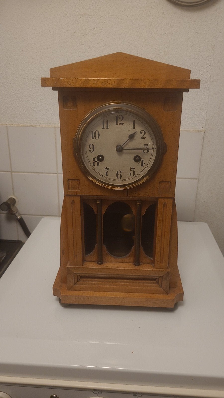 Art deco klok 1900-1930, Ophalen of Verzenden