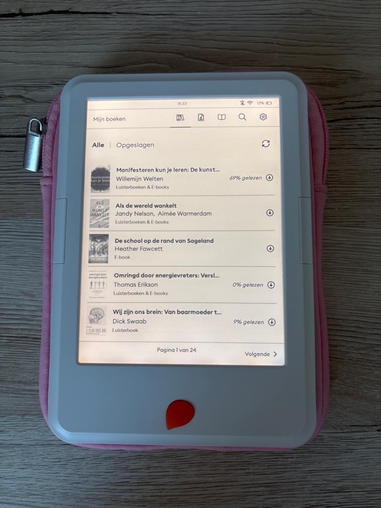 Storytel ereader - Zo goed als nieuw, inclusief laadkabel, Computers en Software, E-readers, Ophalen of Verzenden, Zo goed als nieuw