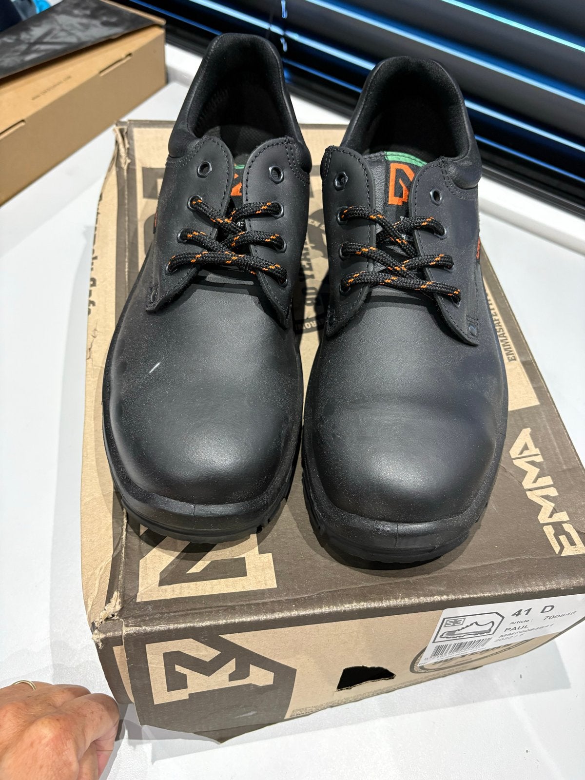 Nieuwe Emma Paul S3 veiligheidsschoenen maat 41, Tuin en Terras, Heren, Geen, Schoenen, Nieuw