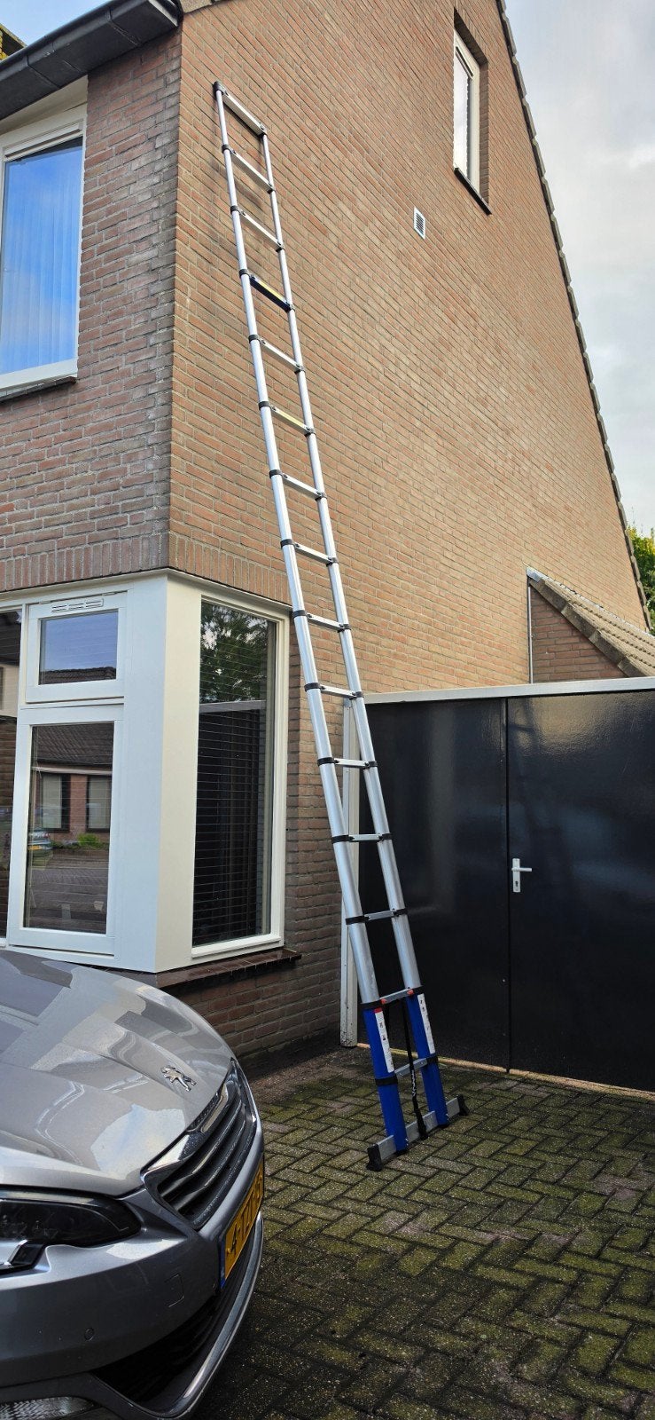 Aldorr telescoopladder 5,20 meter, Doe-het-zelf en Verbouw, Ophalen, Zo goed als nieuw, Ladder, Opvouwbaar of Inschuifbaar