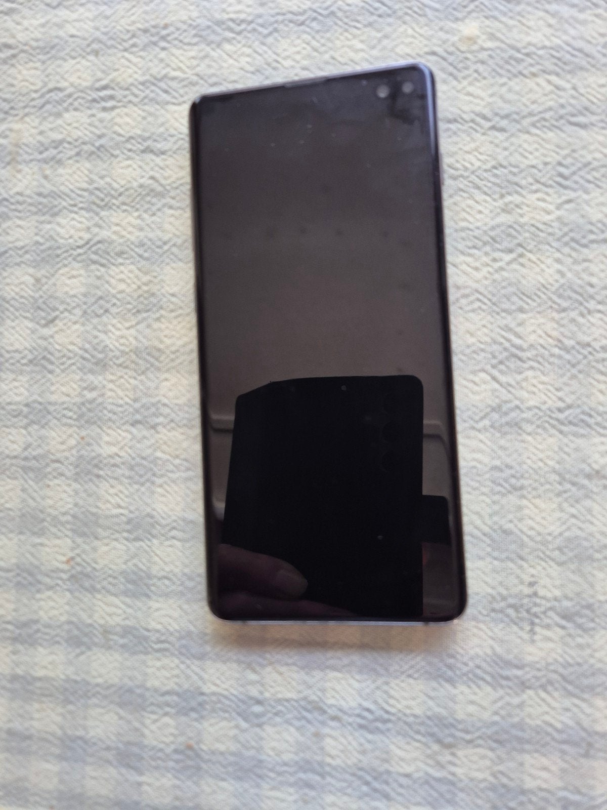 samgsung S10+, Ophalen, Gebruikt, Zwart, Touchscreen