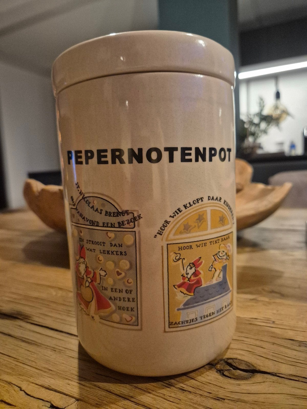 vintage pepernotenpot sinterklaas Piet, Diversen, Ophalen of Verzenden, Zo goed als nieuw