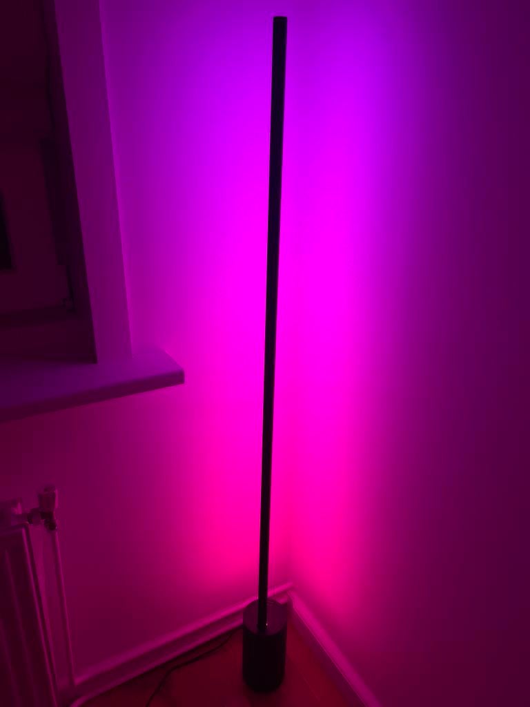 Philips Hue Gradient Signe vloerlamp staande lamp zwart, Huis en Inrichting, Lampen | Vloerlampen, Ophalen, Zo goed als nieuw