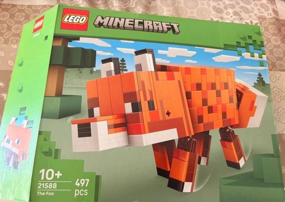 Lego Minecraft: De Vos. 21588, Ophalen of Verzenden, Zo goed als nieuw