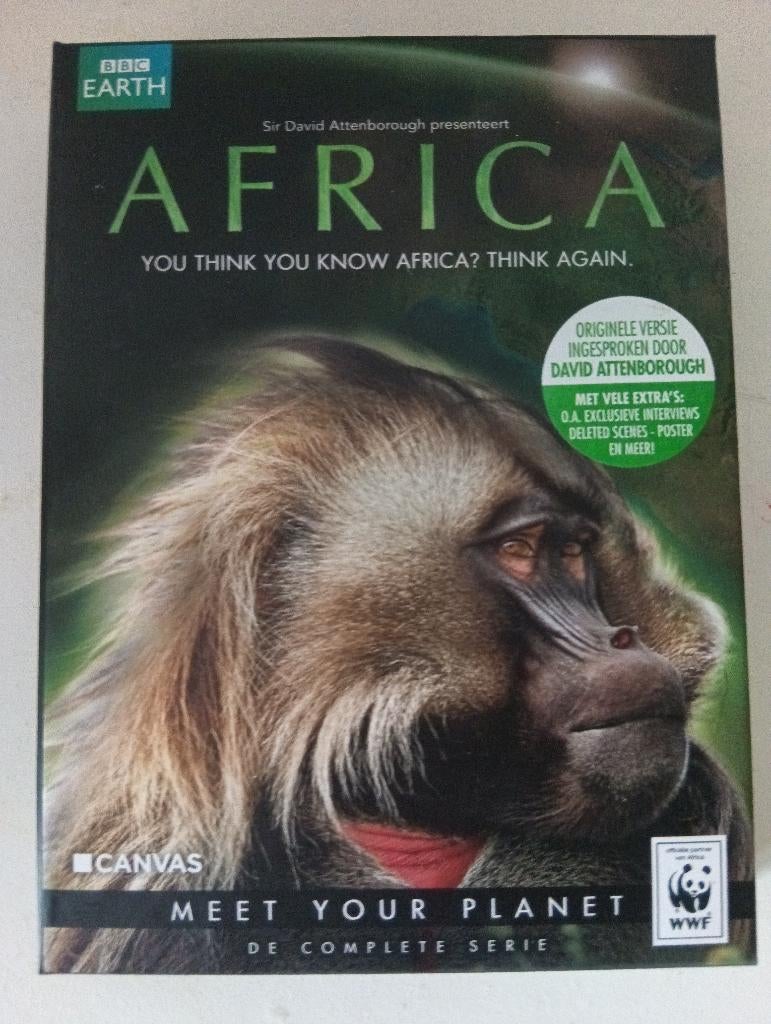BBC Earth: Africa - De Complete Serie David Attenboroug DVD, Alle leeftijden, Boxset, Natuur, Ophalen of Verzenden