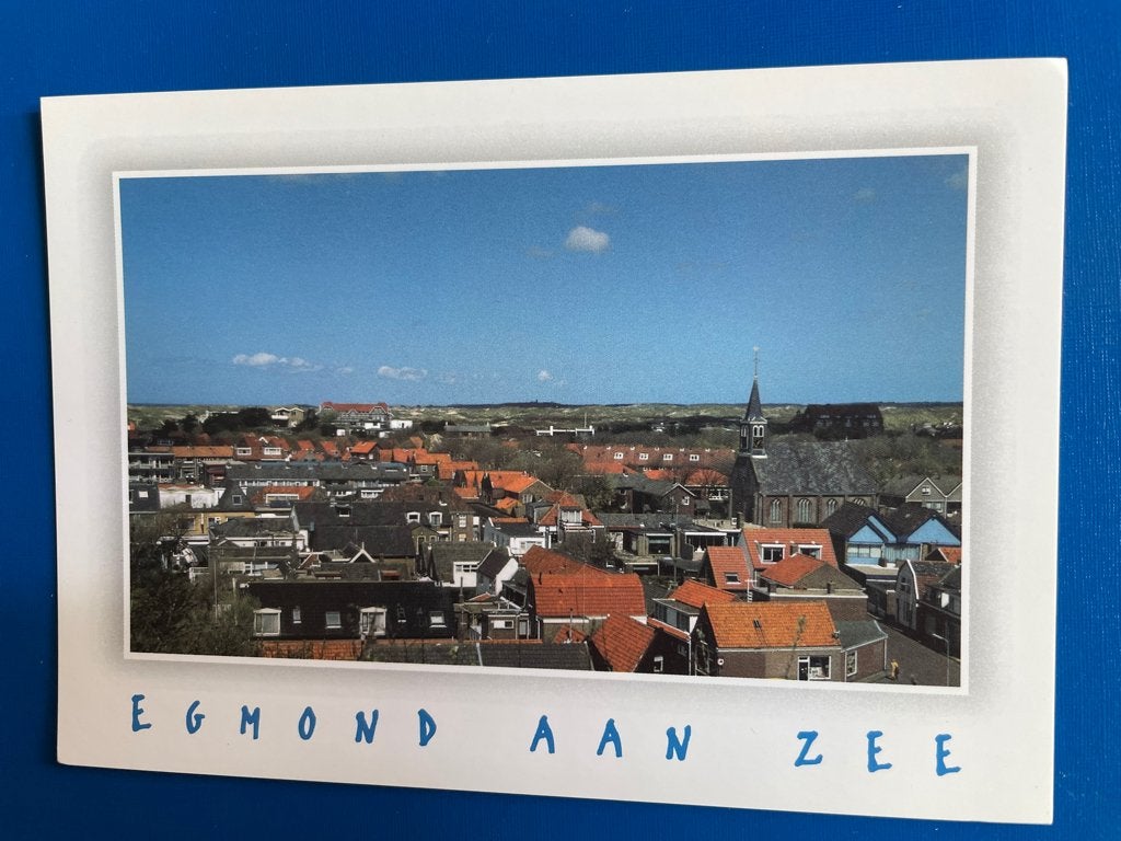 ansichtkaart van Egmond aan Zee ; Gezicht op Egmond aan Zee., Verzenden, 1980 tot heden, Noord-Holland