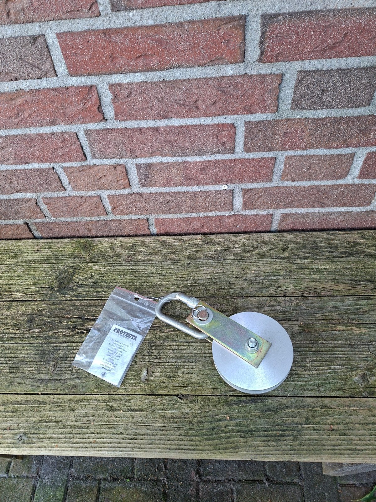 muskatonhaak met katrol, Ophalen of Verzenden, Nieuw