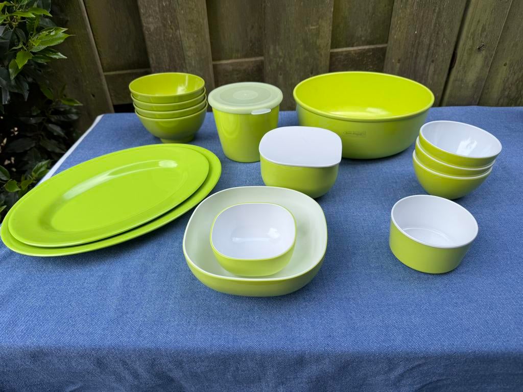 Mepal schalen Melamine bakjes schaaltjes kommen kommetjes, Ophalen of Verzenden, Zo goed als nieuw
