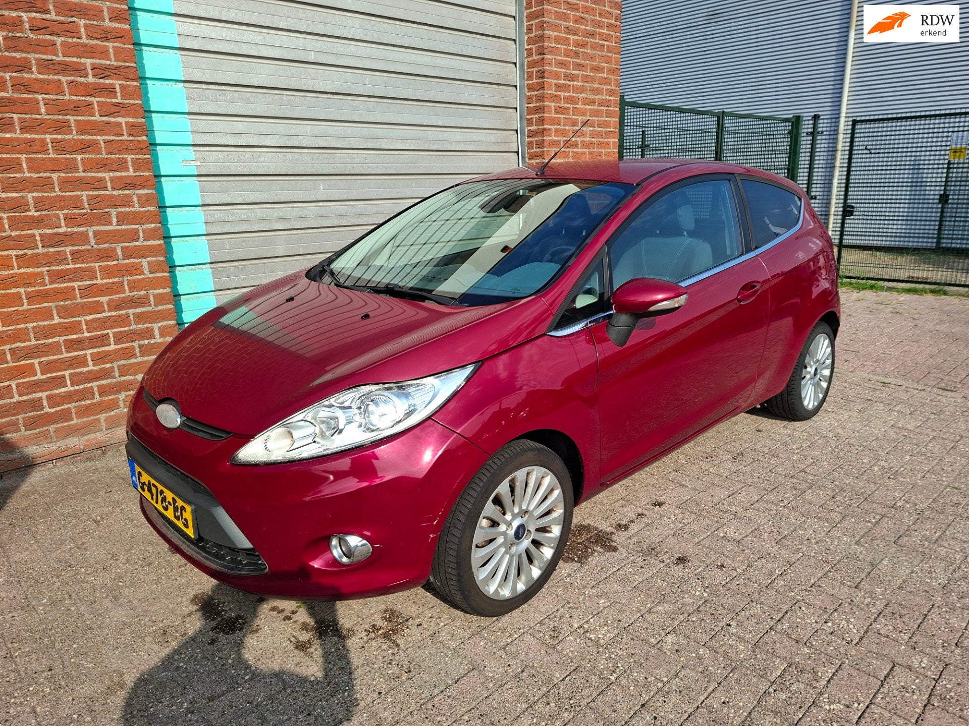 Ford Fiesta 1.4 Trend 3 Deurs Airco, Auto's, Voorwielaandrijving, Stof, Gebruikt, Bedrijf
