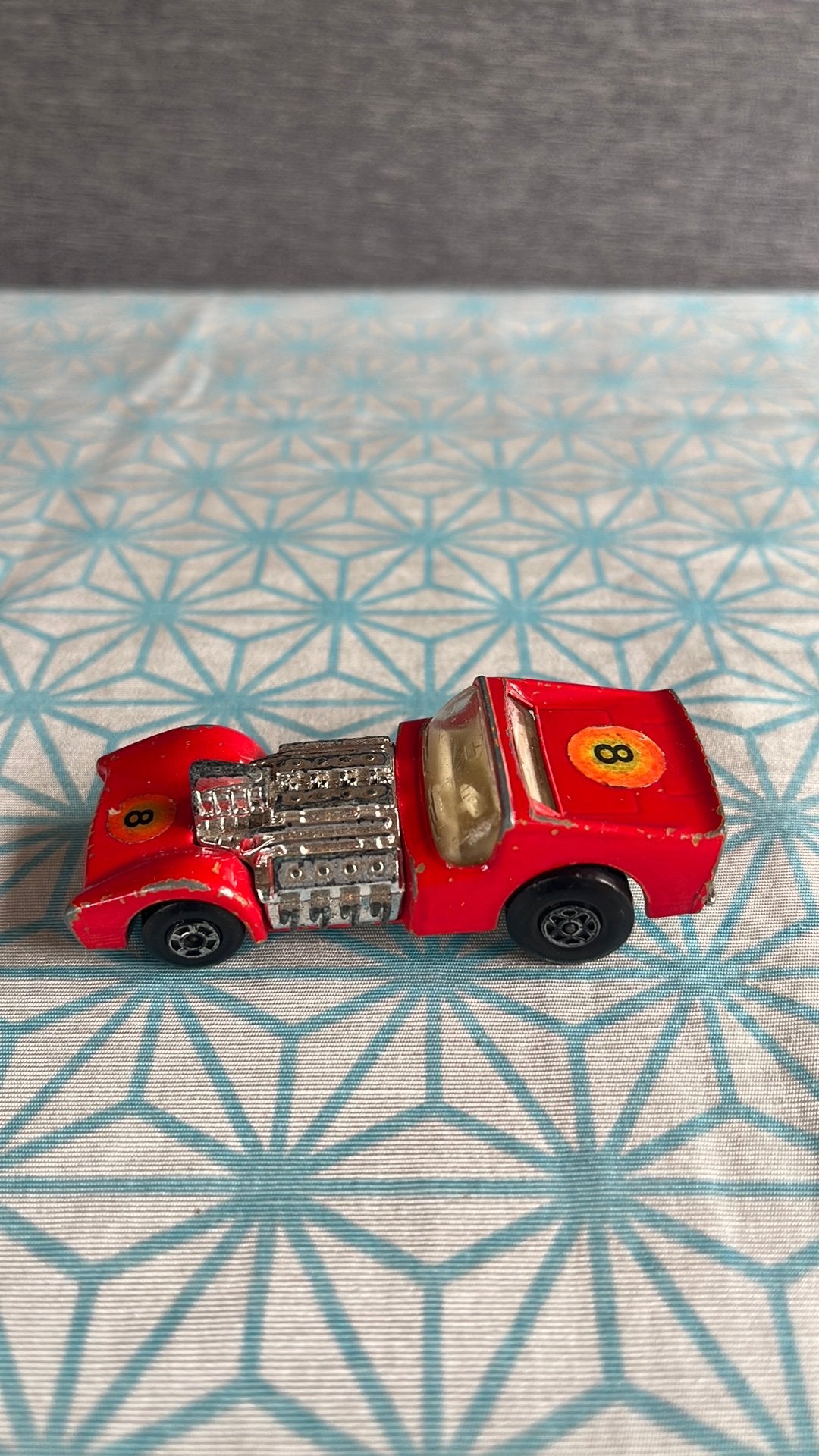 Vintage Matchbox Superfast No.19 Road Dragster, Lesney, ‘70, Ophalen of Verzenden, Gebruikt, Auto