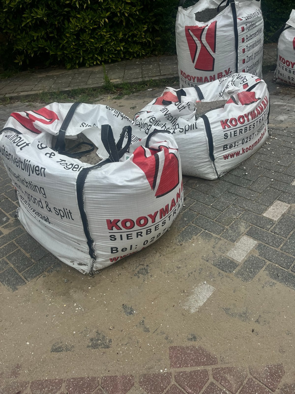 Zand, worteldoek en grind ter overname, Ophalen of Verzenden, Gebruikt, Overige typen