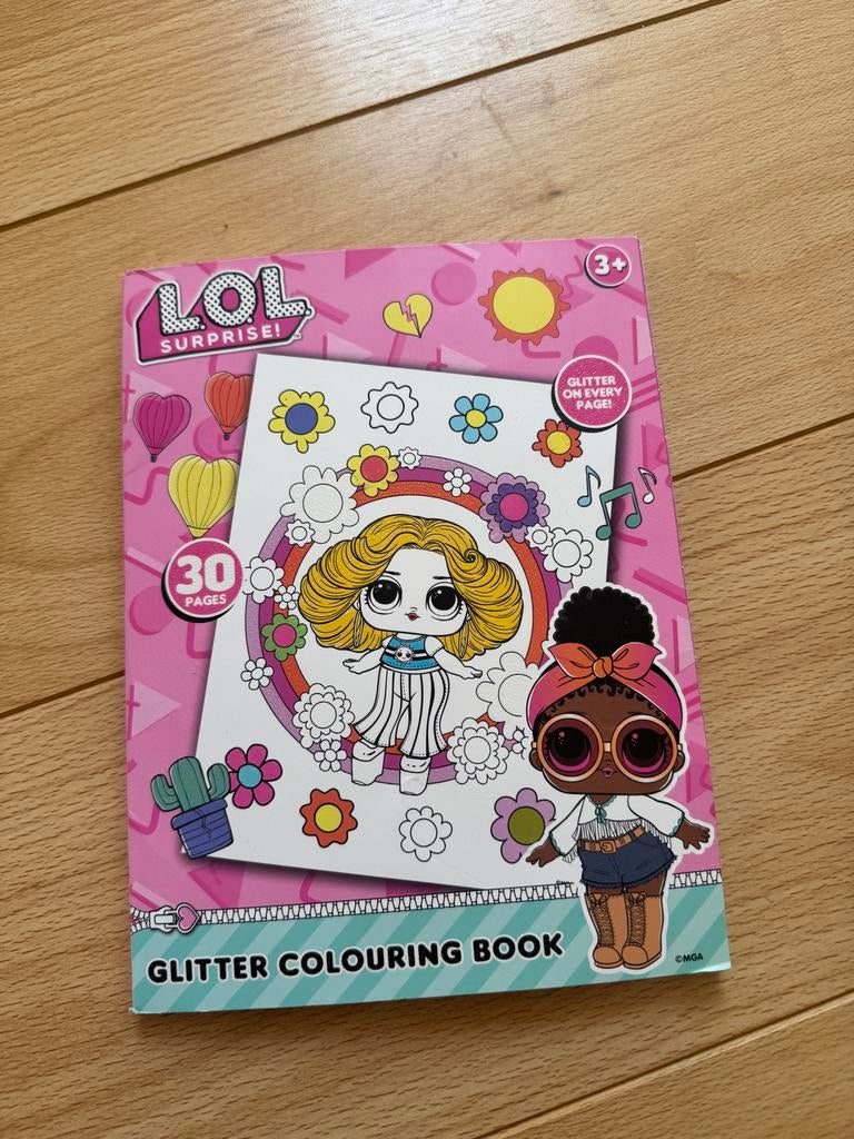 LOL Surprise Glitter Kleurboek - 30 Pagina's, Boeken, Ophalen of Verzenden, Nieuw, 3 tot 4 jaar