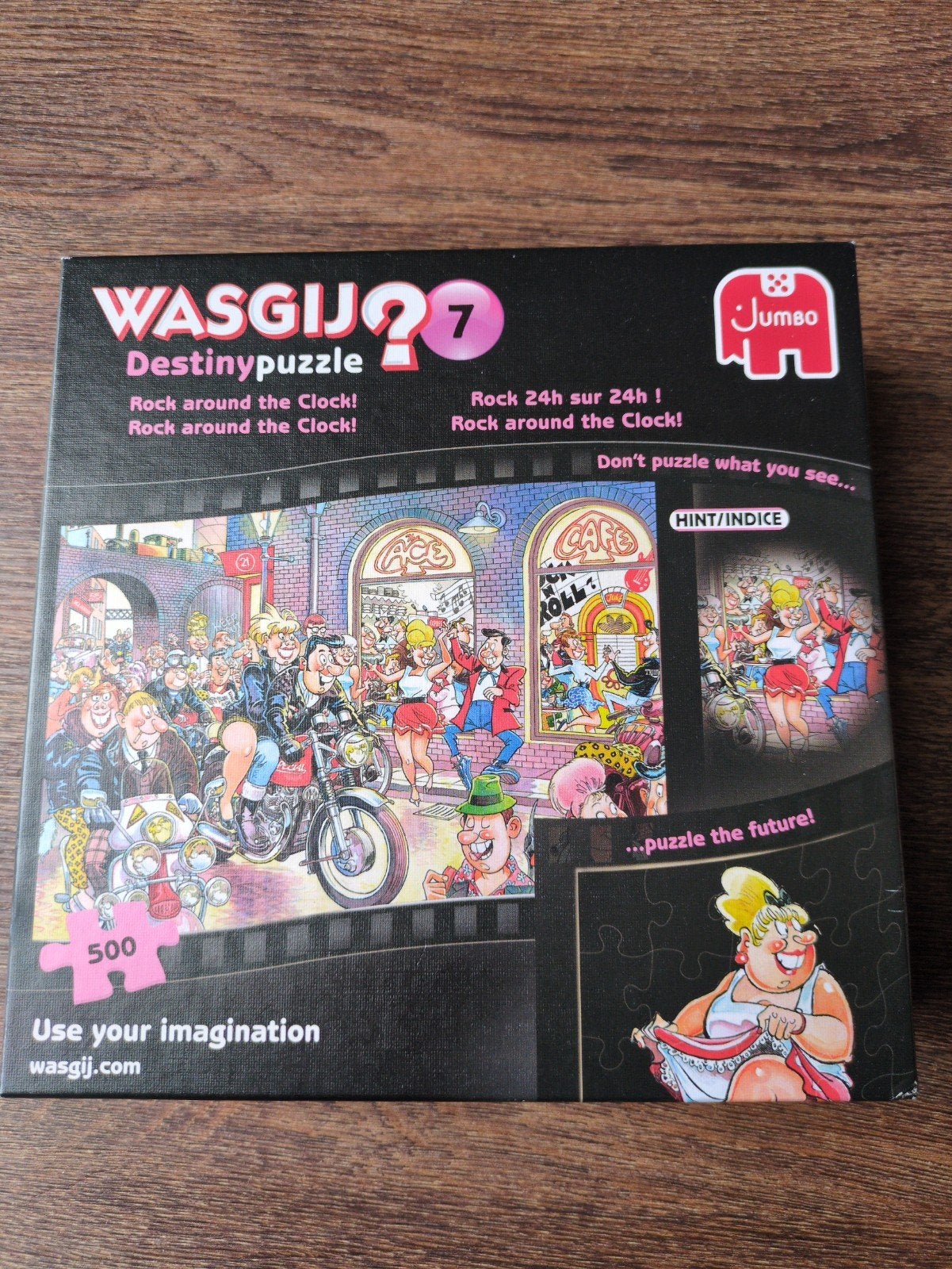 Wasgij Destiny 7: Rock around the Clock! 500 stukjes, Ophalen, Minder dan 500 stukjes, Zo goed als nieuw, Legpuzzel
