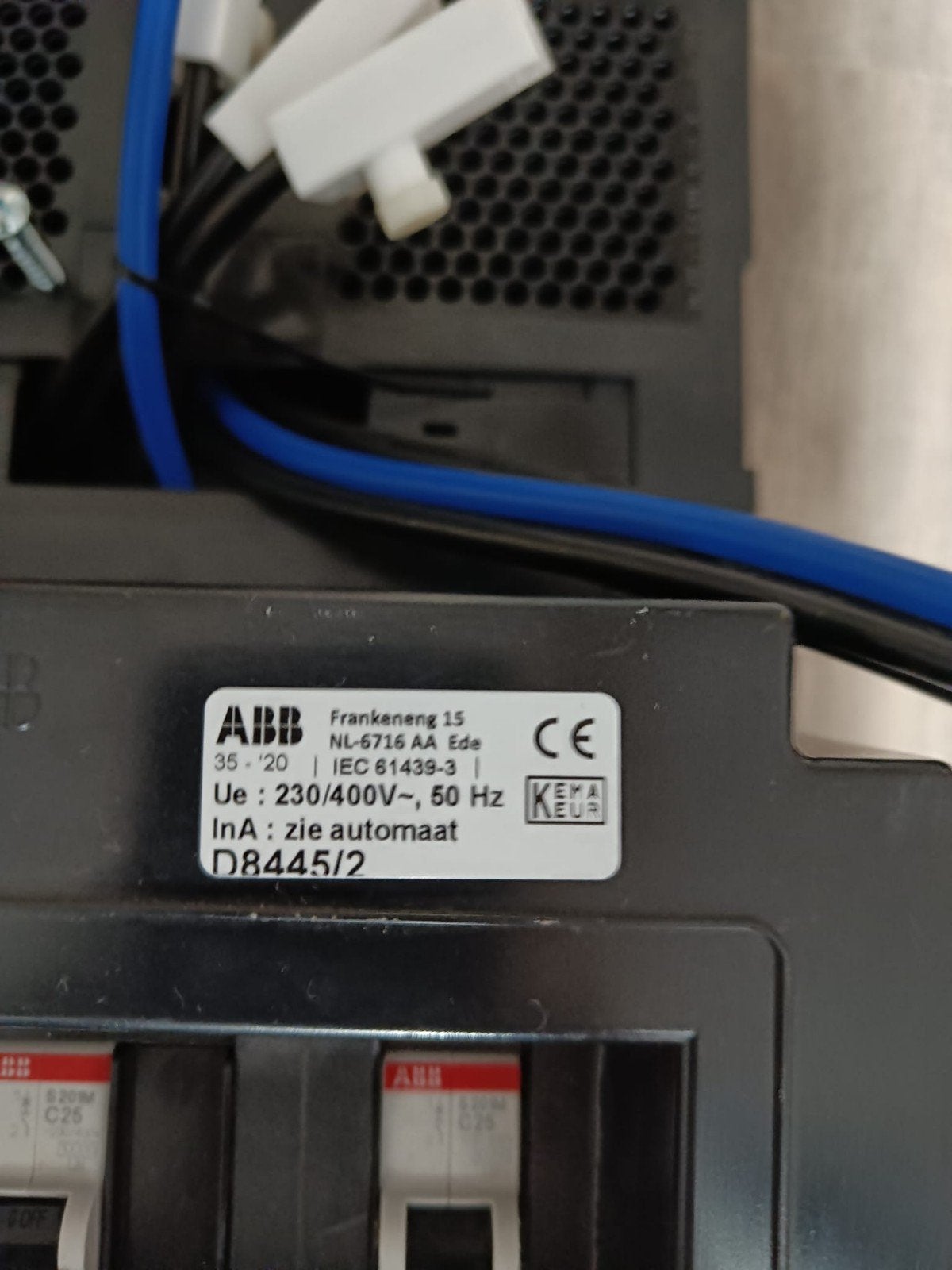 ABB Groepenkast met Installatieautomaten, Ophalen of Verzenden