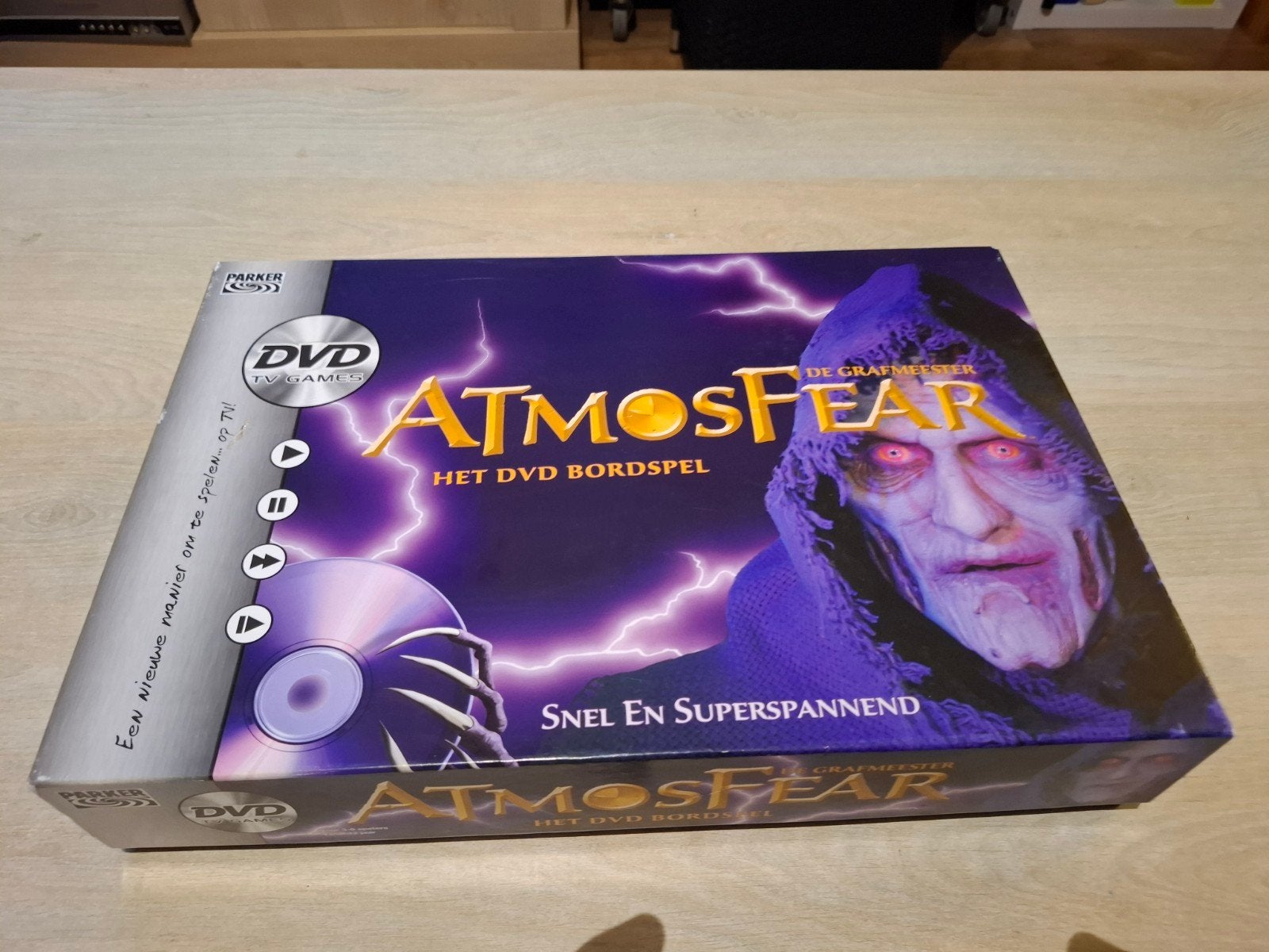 Atmosfear: Het DVD Bordspel - Snel en Superspannend, Hobby en Vrije tijd, Parker / Hasbro, Gebruikt, Consumerrelations@hasbro.co.uk