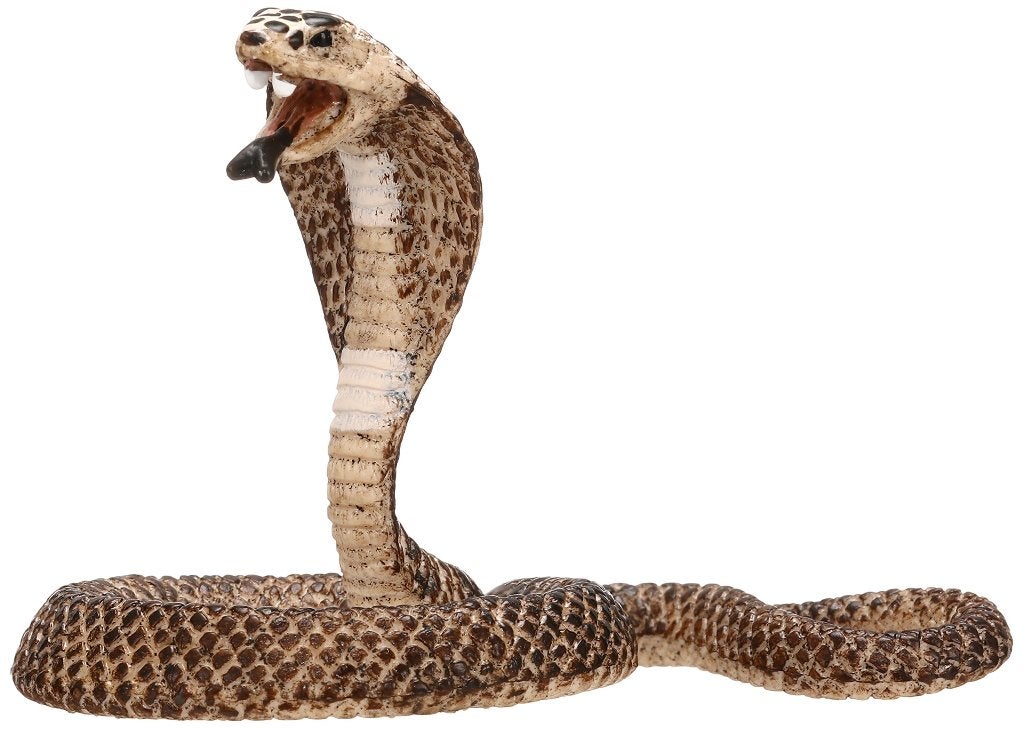 Schleich 14733 cobra, dierfiguur, Verzamelen, Dierenverzamelingen, Verzenden, Zo goed als nieuw, Reptiel of Amfibie, Beeldje of Figuurtje