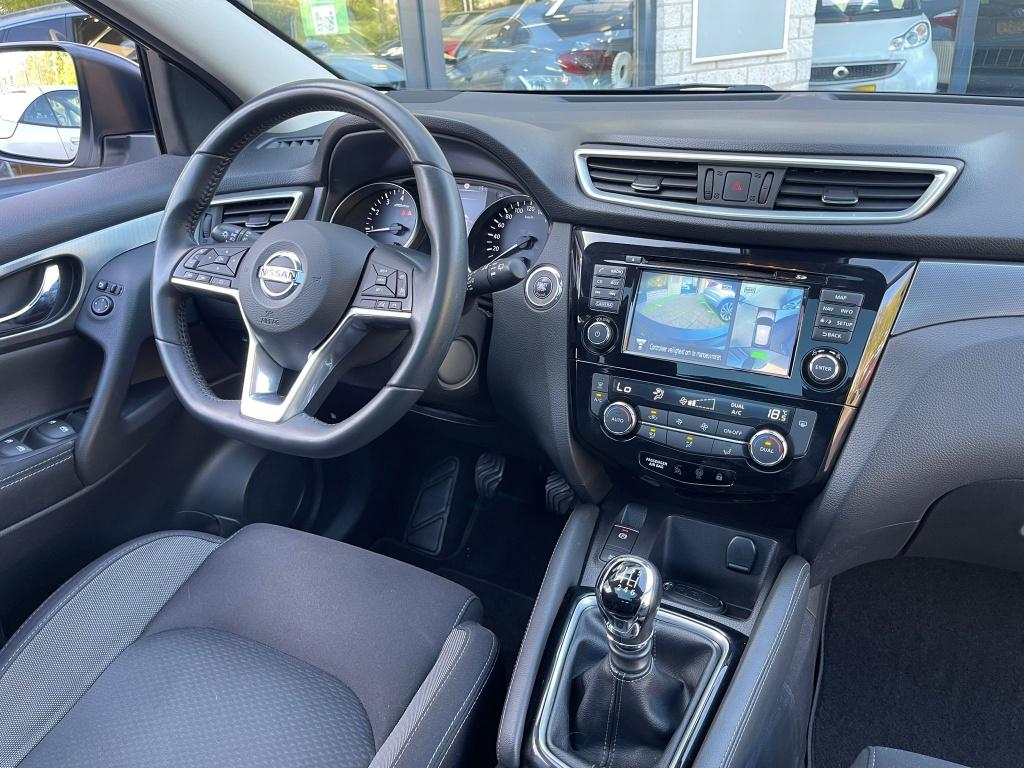 Nissan QASHQAI 1.2 N Connecta Panoramadak Camera (bj 2018), Auto's, Gebruikt, Euro 6, 116 pk, Wit
