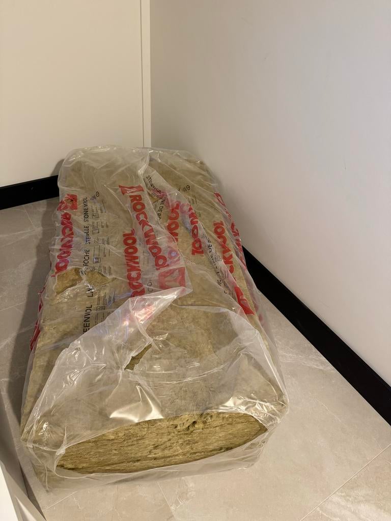 Rockwool Rocksono Base isolatieplaten 1200x600x50mm (7 st), Ophalen, 4 tot 8 cm, Steenwol, 5 tot 10 m²