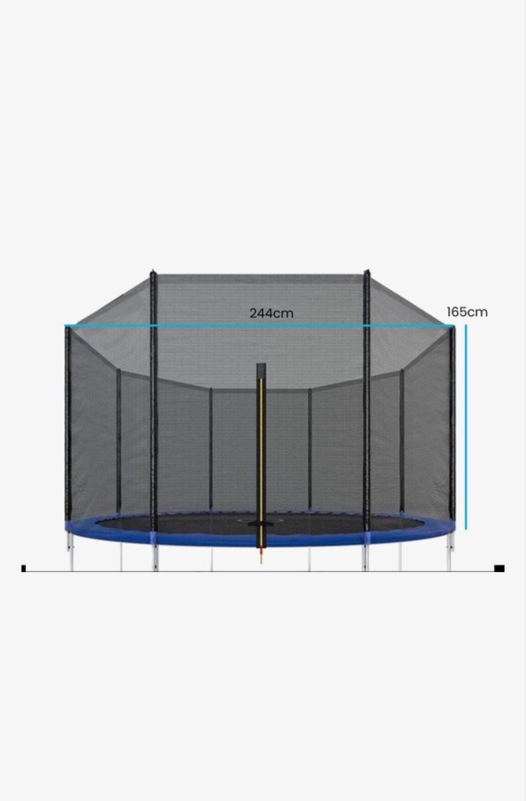 Trampoline Veiligheidsnet 244 cm (8 ft) - Oostenrijkse Kwali, Ophalen of Verzenden, Nieuw