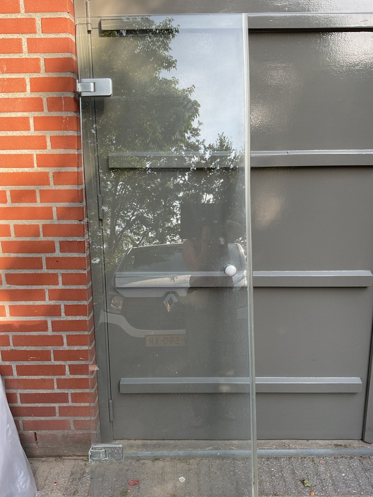 Douche deur, Ophalen, Zo goed als nieuw