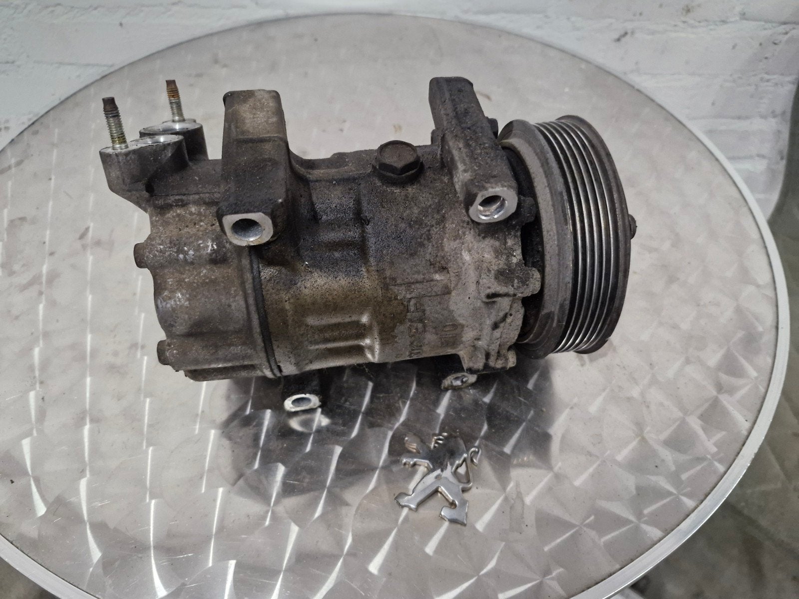 Sanden SD6V12 Airco Compressor Peugeot 206 307 Citroën Xsara, Ophalen of Verzenden, Gebruikt, Citroën