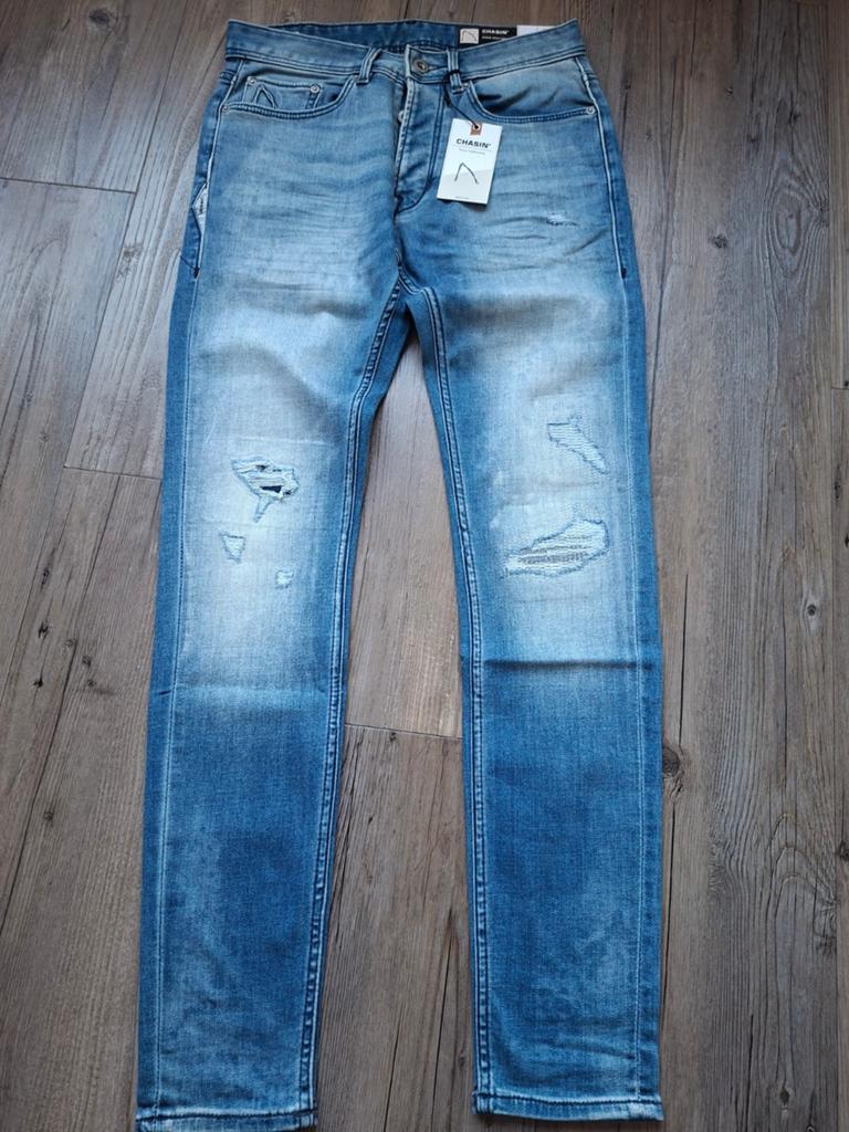 CHASIN Ego slimfit jeans W29 L32, Chasin, Blauw, Nieuw, W32 (confectie 46) of kleiner