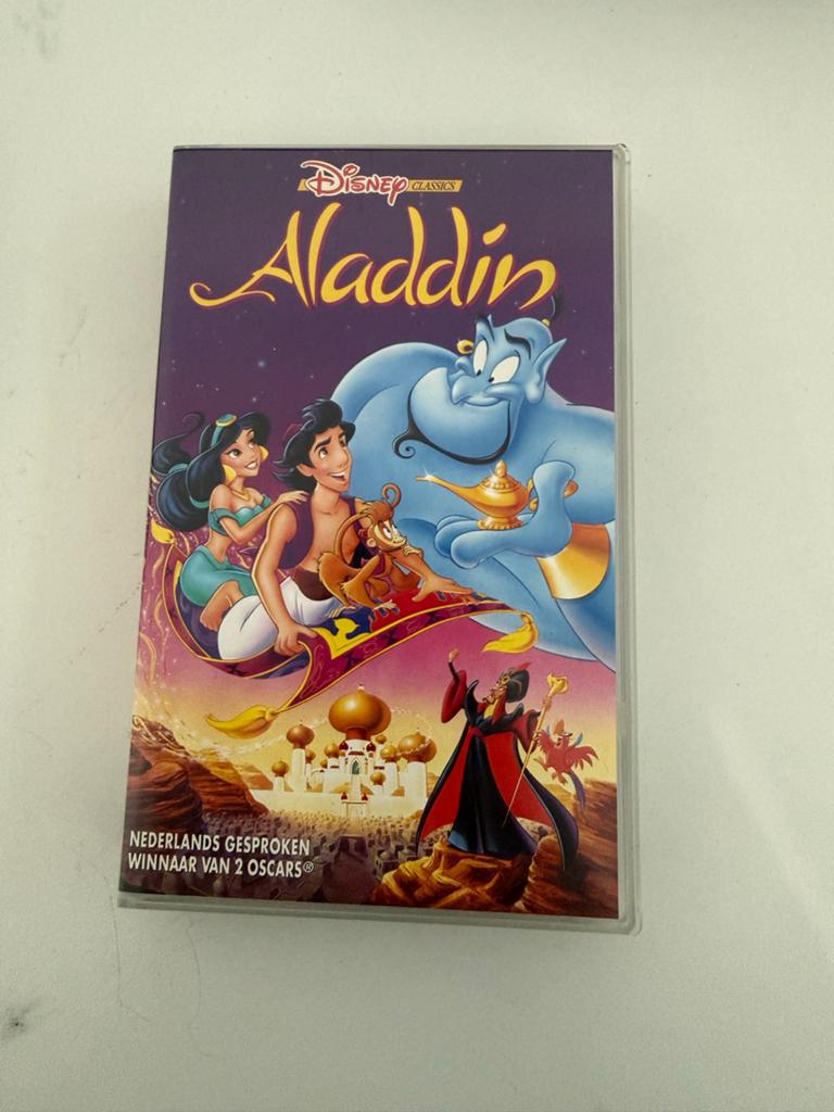 Disney Classics Aladdin VHS - Nederlands Gesproken, Cd's en Dvd's, VHS | Kinderen en Jeugd, Ophalen, Tekenfilm, Alle leeftijden
