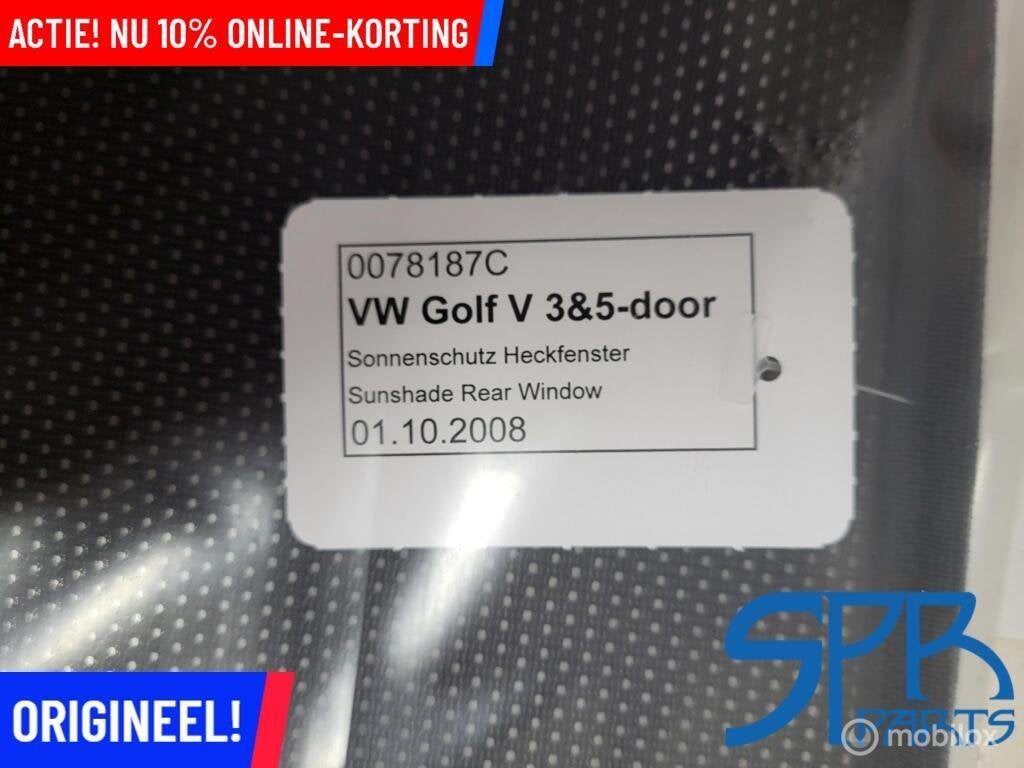 Zonnescherm ZONWERING VW GOLF 5 V 1K0064361 ACHTERKLEP NIEUW, Volkswagen, Nieuw, Ophalen of Verzenden