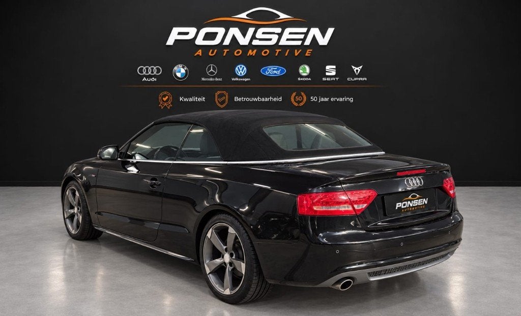 Audi A5 Cabriolet 3.0 TDI quattro Pro Line automaat, Auto's, Automaat, Euro 5, 15 km/l, Gebruikt