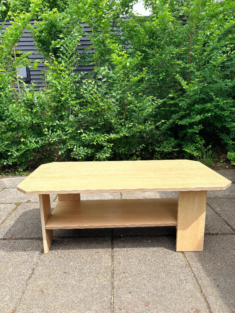 Lichte salontafel – nette staat, Ophalen, 100 tot 150 cm, 50 tot 100 cm, Zo goed als nieuw