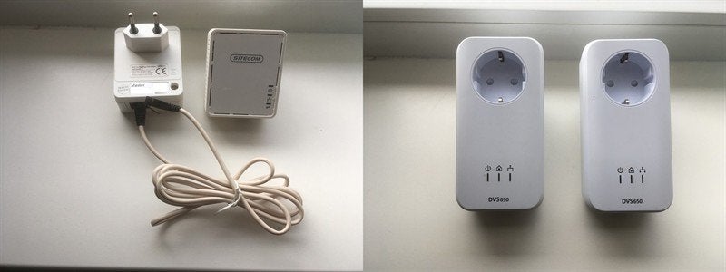 devolo dvs650 + sitecom powerline adapters (4 stuks), Ophalen of Verzenden