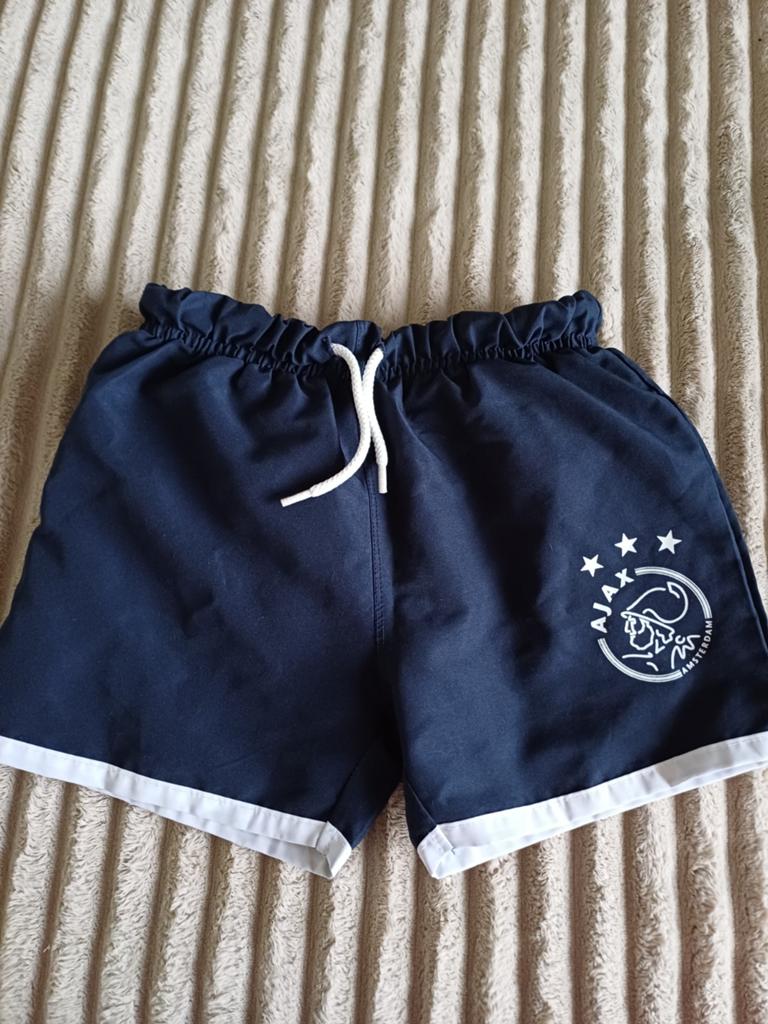 Ajax korte broek/zwembroek maat 110/116, Ajax, Sport- of Zwemkleding, Ophalen of Verzenden, Zo goed als nieuw
