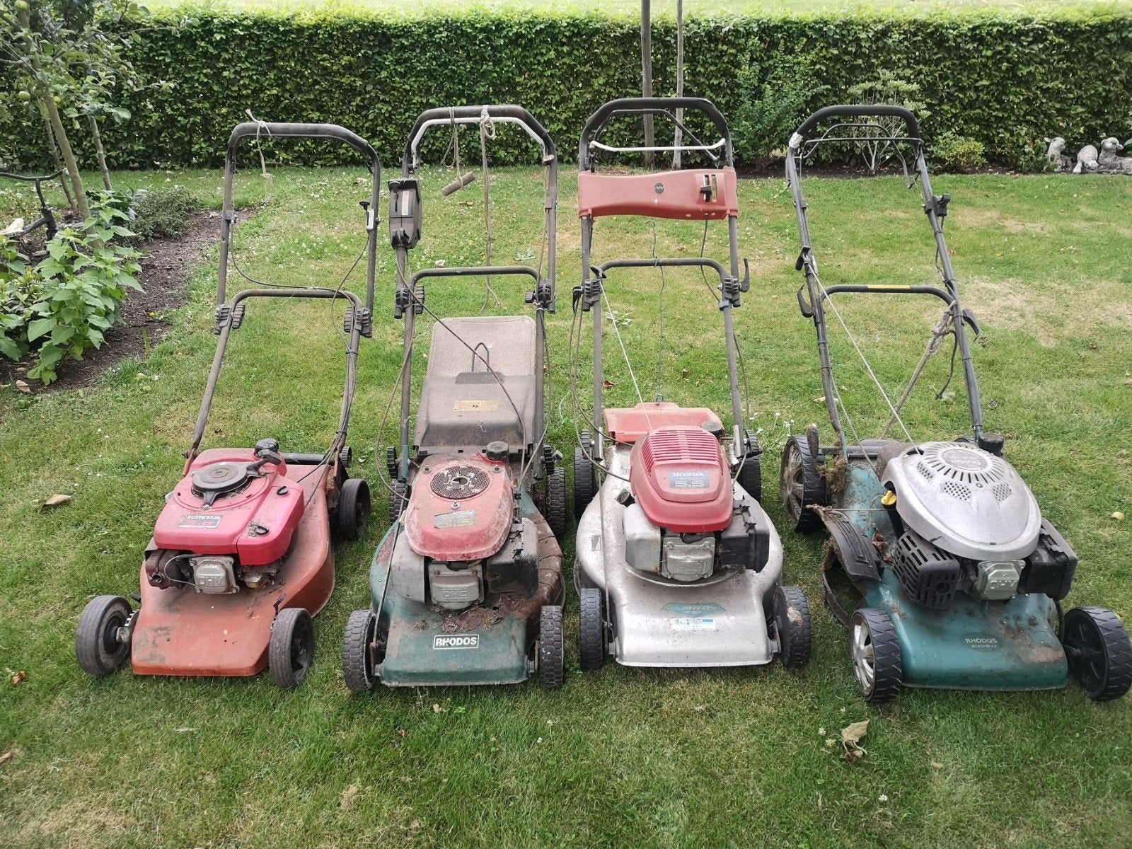 Partij gebruikte grasmaaiers (Honda, Rhodos), Ophalen, Gebruikt