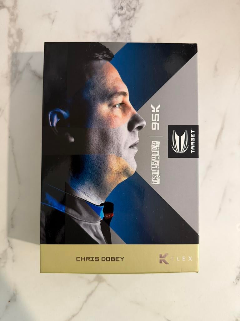 Target Chris Dobey 95K 22 gram, Sport en Fitness, Darts, Ophalen of Verzenden, Zo goed als nieuw, Pijlen
