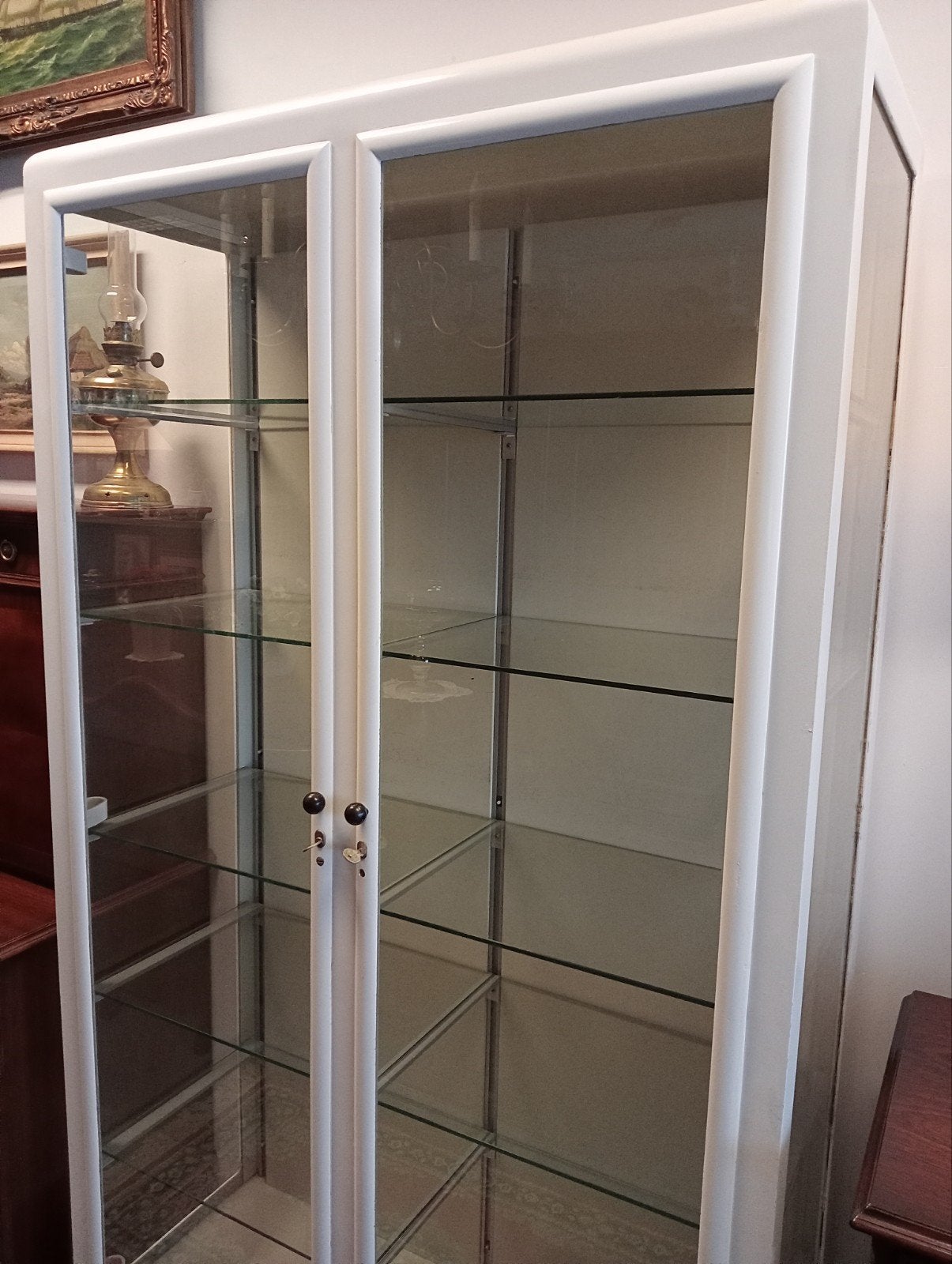 Vintage apotheker/medicijnkast in Nieuwstaat, Huis en Inrichting, Met deur(en), Onbekend@voorbeeld.com, Zo goed als nieuw, Onbekend
