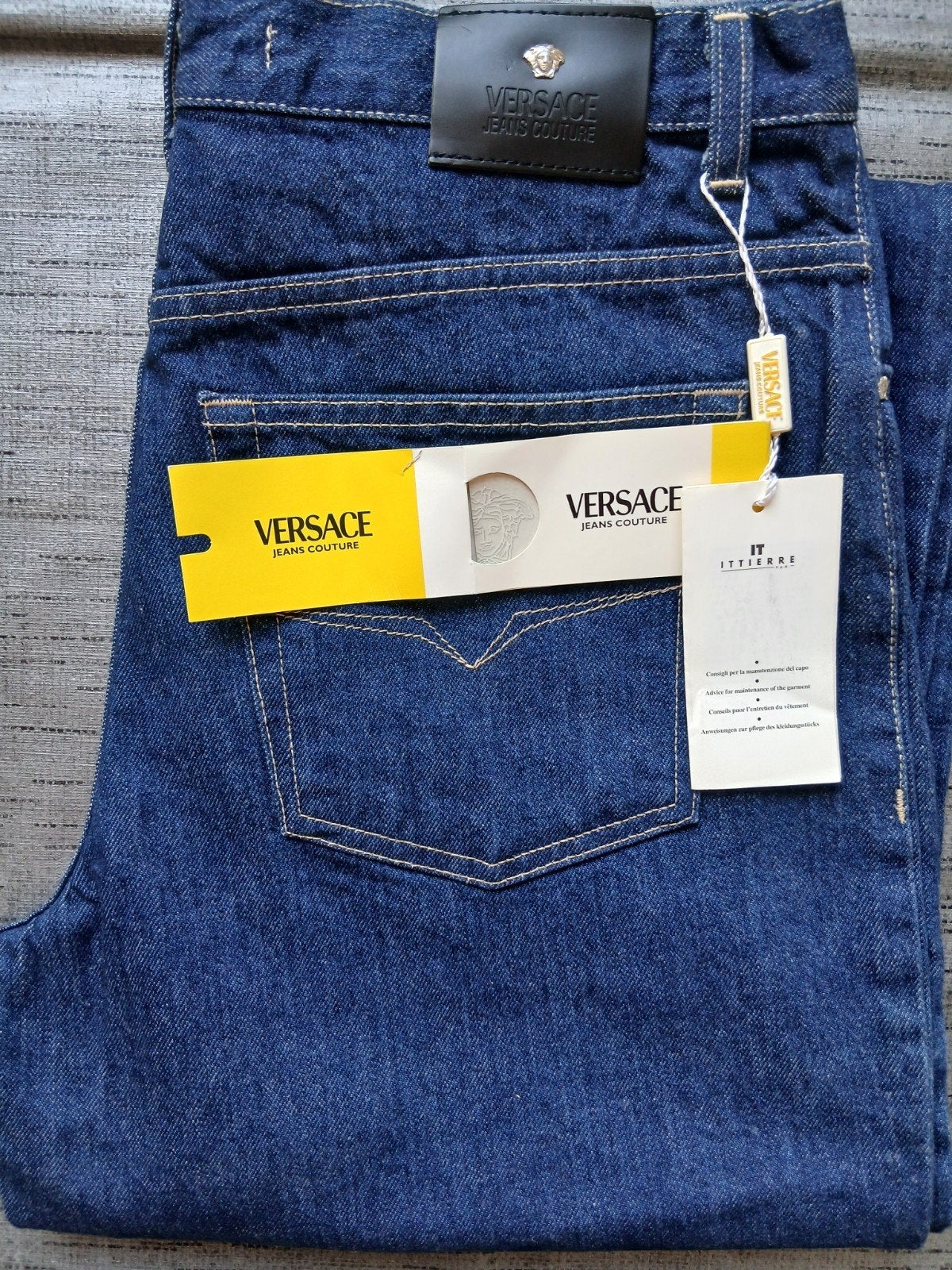 Versace jeans couture W35, W36 - W38 (confectie 52/54), Blauw, Nieuw, Ophalen of Verzenden