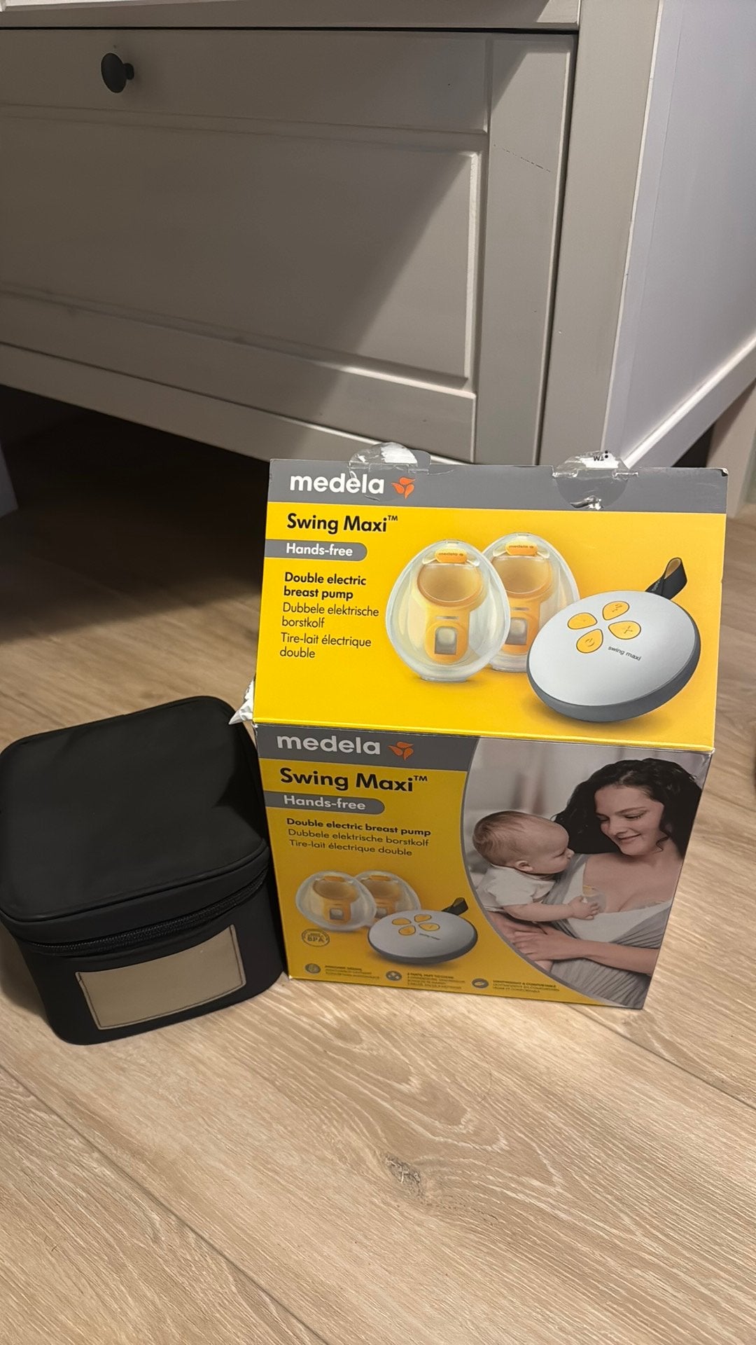 Medela swing maxi hands free, Kinderen en Baby's, Babyvoeding en Toebehoren, Inclusief tas, Medela, Borstkolf, Ophalen of Verzenden