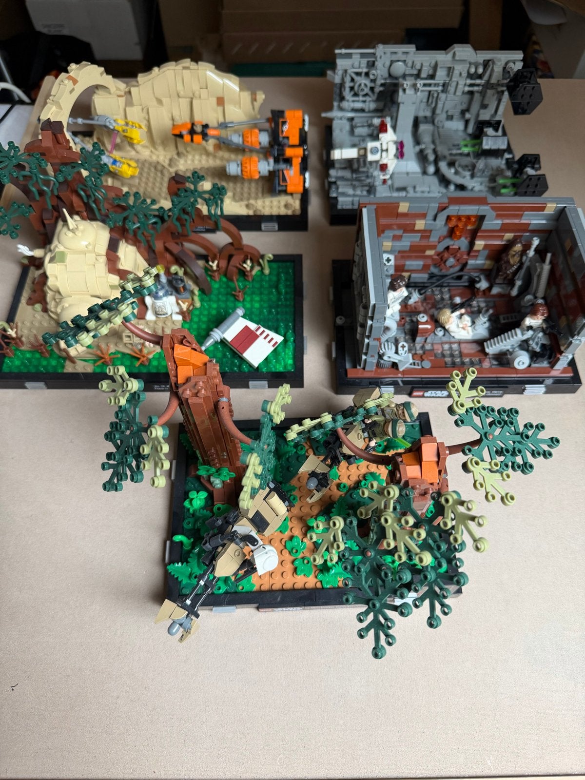 LEGO Star Wars Diorama Collectie - gebouwd, Ophalen, Zo goed als nieuw, Overige merken