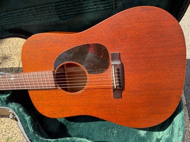 Prachtig Martin D 15M Mahonie, Ophalen, Zo goed als nieuw, Gitaar, Minder dan 50 watt